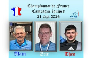 Championnat de France Campagne par équipes 21/09/24